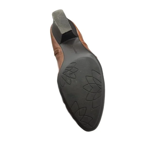 Sole Sensibility Boots Cognac 2" Heel size 10 Med - Picture 5 of 5